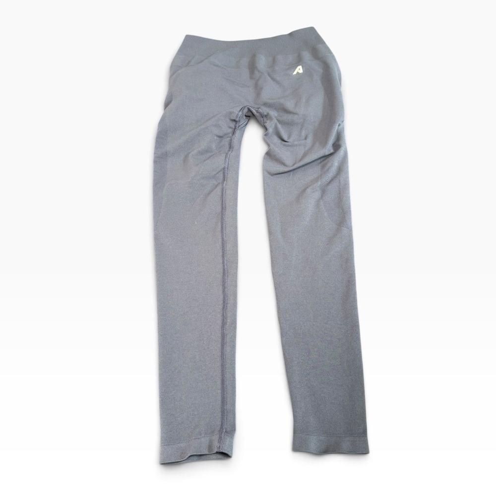 Alphalete Womens Seamless Scrunch Butt Leggings Slate Blue Gray Large